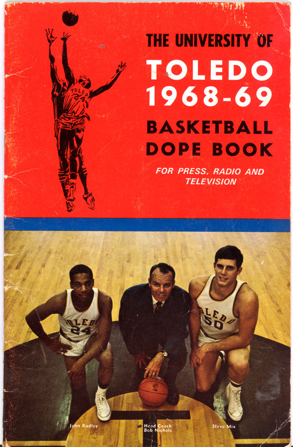 1968-1969 University of Toledo Autographed Press Guide With 15 Total Signatures Including John Brisker & Steve Mix PSA/DNA #AB06816