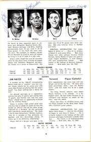 1968-1969 University of Toledo Autographed Press Guide With 15 Total Signatures Including John Brisker & Steve Mix PSA/DNA #AB06816
