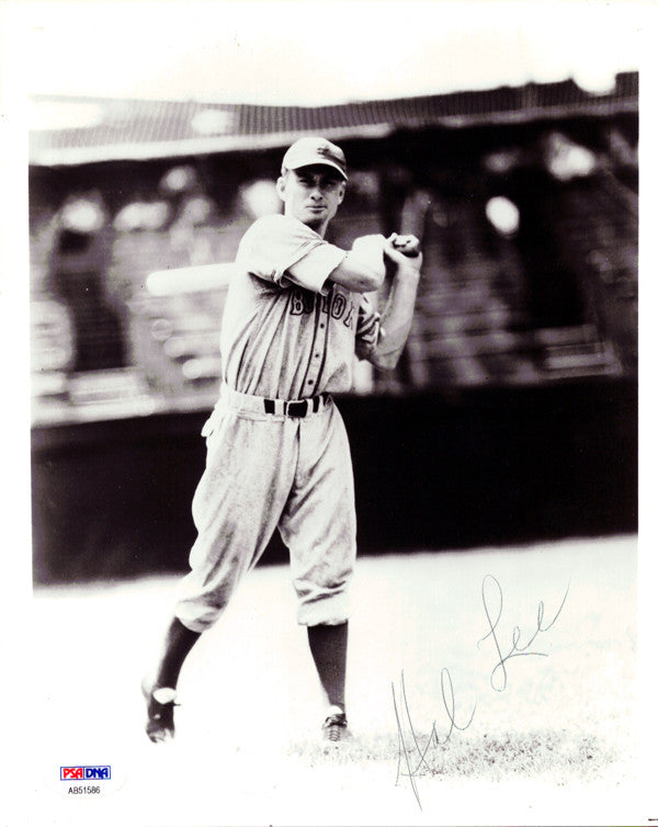 Hal Lee Autographed 8x10 Photo Boston Braves PSA/DNA #AB51586