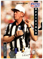 Gerald Austin Autographed 1991 Pro Set Card #356 NFL Official SKU #145998