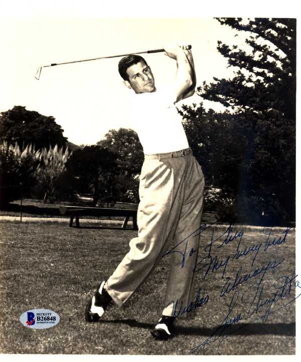 Sam Urzetta Autographed 7.5x9 Photo Beckett BAS #B26848