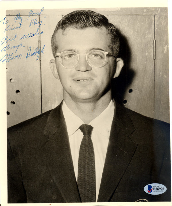 Mason Rudolph Autographed 7.5x9 Photo "Best Wishes" Beckett BAS #B26996