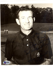 Johnny Revolta Autographed 7.5x9 Photo "Best Wishes" Beckett BAS #B26997