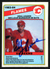 Ed Beers Autographed 1984-85 O-Pee-Chee Card #354 Calgary Flames SKU #151876