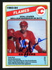 Ed Beers Autographed 1984-85 O-Pee-Chee Card #354 Calgary Flames SKU #151877