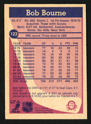 Bob Bourne Autographed 1984-85 O-Pee-Chee Card #123 New York Islanders SKU #151835