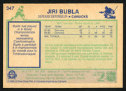 Jiri Bubla Autographed 1983-84 O-Pee-Chee Rookie Card #347 Vancouver Canucks SKU #151370