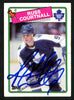 Russ Courtnall Autographed 1988-89 Topps Card #183 Toronto Maple Leafs SKU #152045