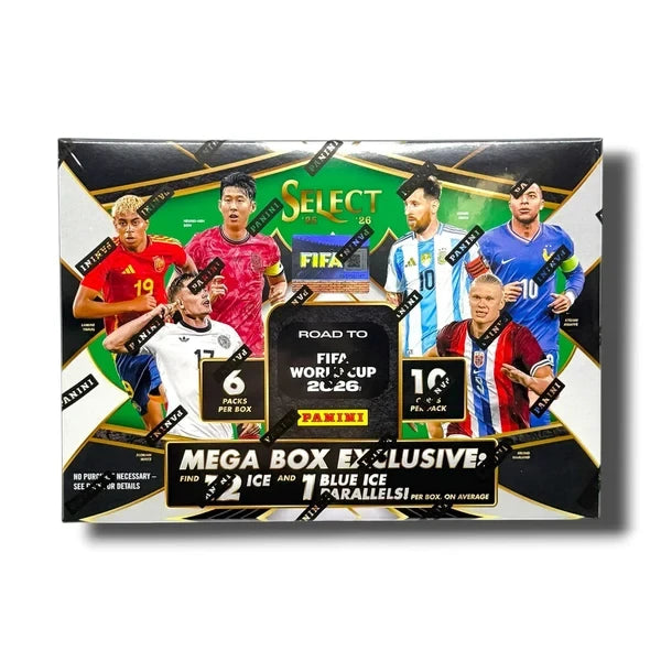 2025-26 Panini Select Road to FIFA World Cup Soccer Mega Hobby Box