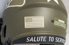 Seattle Seahawks Army Green Full Size Replica Speed Unsigned Helmet Salute To Service Stock #208805