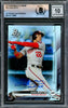 Juan Soto Autographed 2019 Bowman Platinum Card #56 New York Mets Auto Grade Gem Mint 10 Beckett BAS Stock #220802