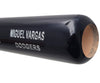 Miguel Vargas Autographed Black Rawlings Game Model Bat Dodgers, White Sox "1st MLB Hit" Beckett BAS Witness Stock #209051