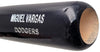 Miguel Vargas Autographed Black Rawlings Game Model Bat Dodgers, White Sox "1st MLB HR" Beckett BAS Witness Stock #209052