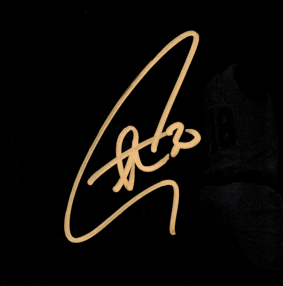 Stephen Curry Autographed Framed 16x20 Photo Golden State Warriors Spotlight JSA Stock #265809