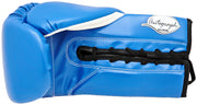 Michael B. Jordan Autographed Blue Reyes Boxing Glove Right Handed RH Beckett BAS Witness Stock #220636