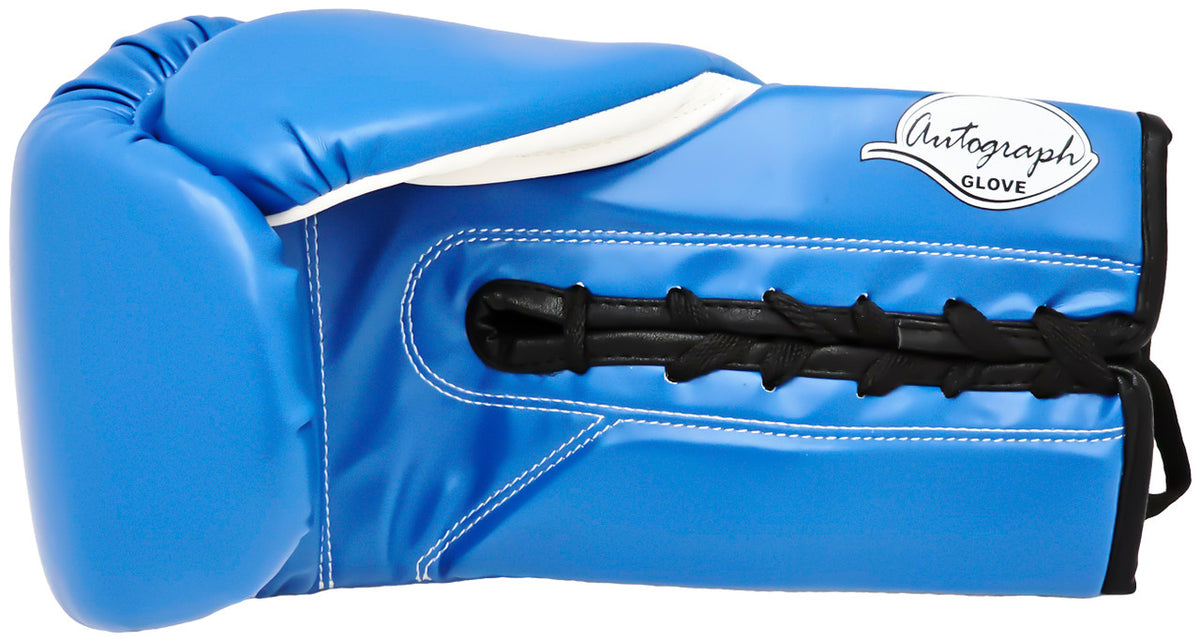 Michael B. Jordan Autographed Blue Reyes Boxing Glove Right Handed RH Beckett BAS Witness Stock #220636