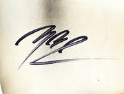 Michael B. Jordan Autographed Gold Reyes Boxing Glove Left Handed LH Beckett BAS Witness Stock #220638