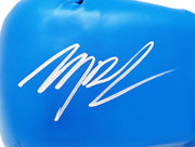 Michael B. Jordan Autographed Blue Reyes Boxing Glove Left Handed LH Beckett BAS Witness Stock #220635