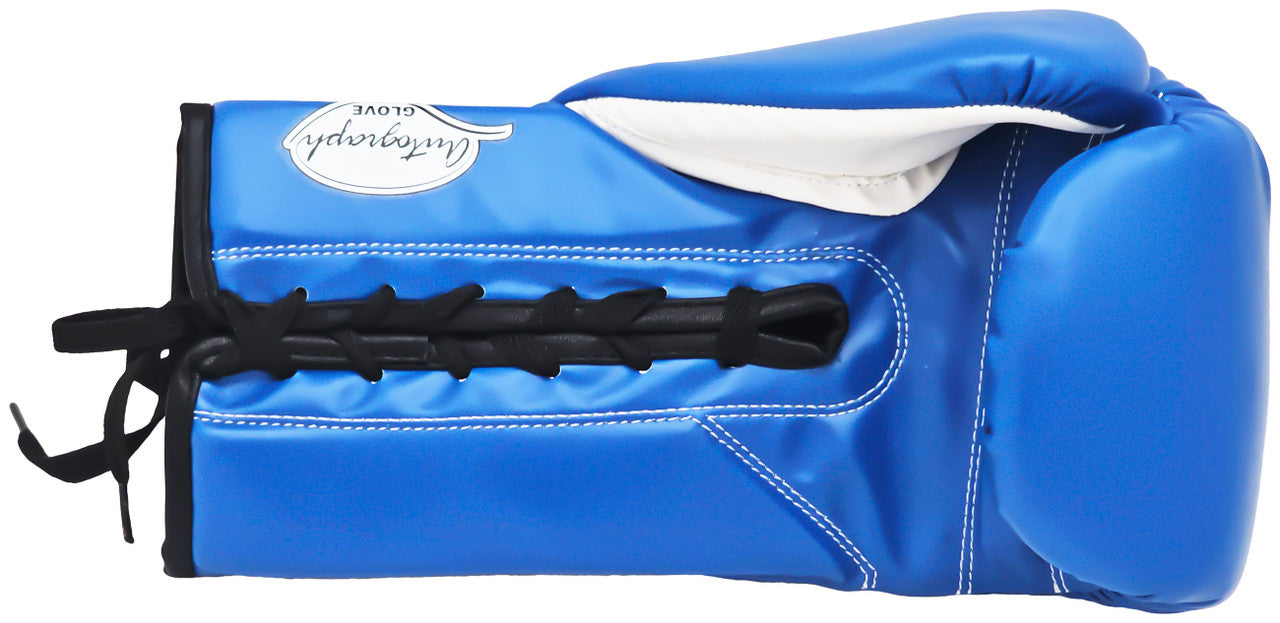 Michael B. Jordan Autographed Blue Reyes Boxing Glove Left Handed LH Beckett BAS Witness Stock #220635
