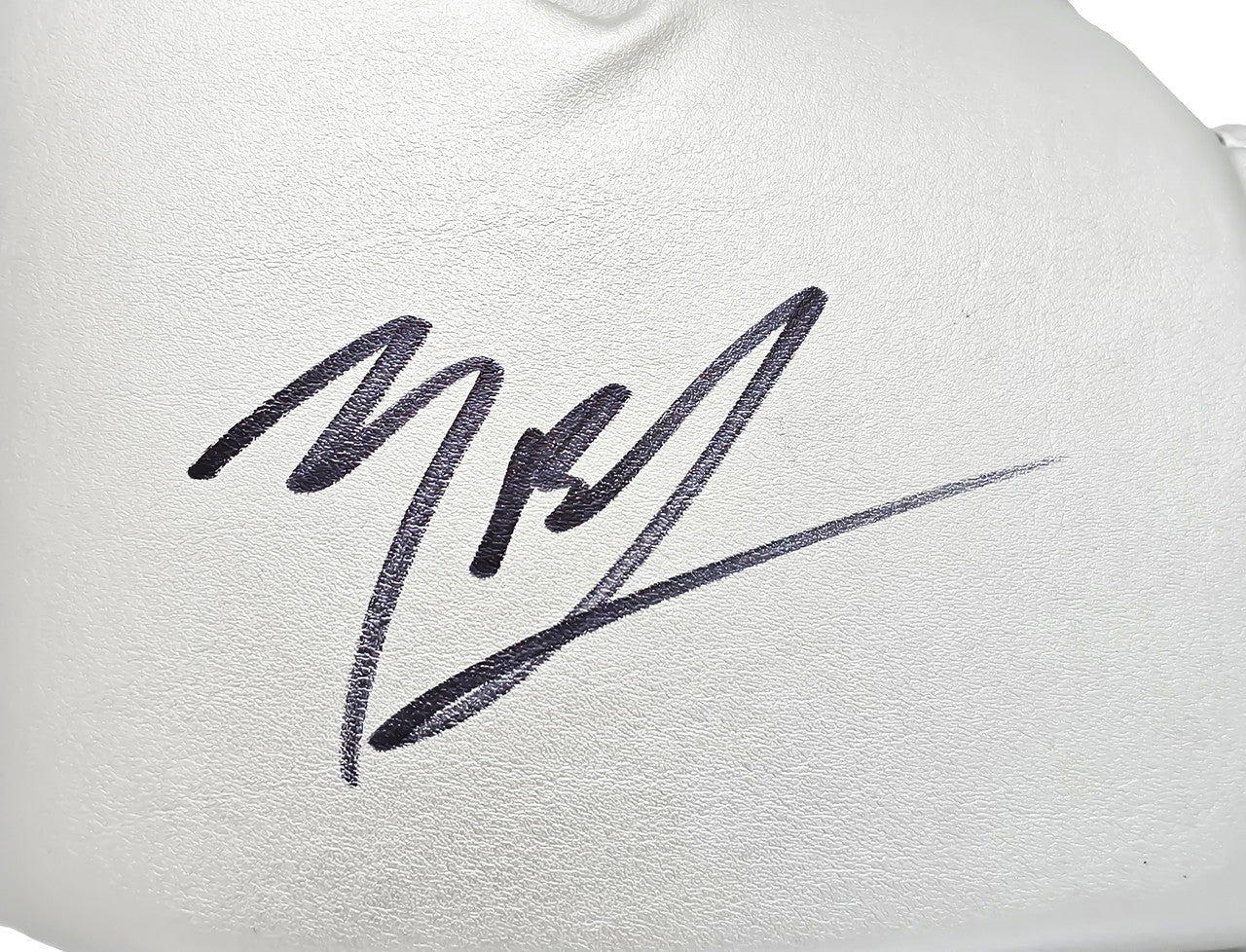 Michael B. Jordan Autographed Silver Reyes Boxing Glove Left Handed LH Beckett BAS Witness Stock #220641