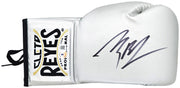 Michael B. Jordan Autographed Silver Reyes Boxing Glove Right Handed RH Beckett BAS Witness Stock #220642