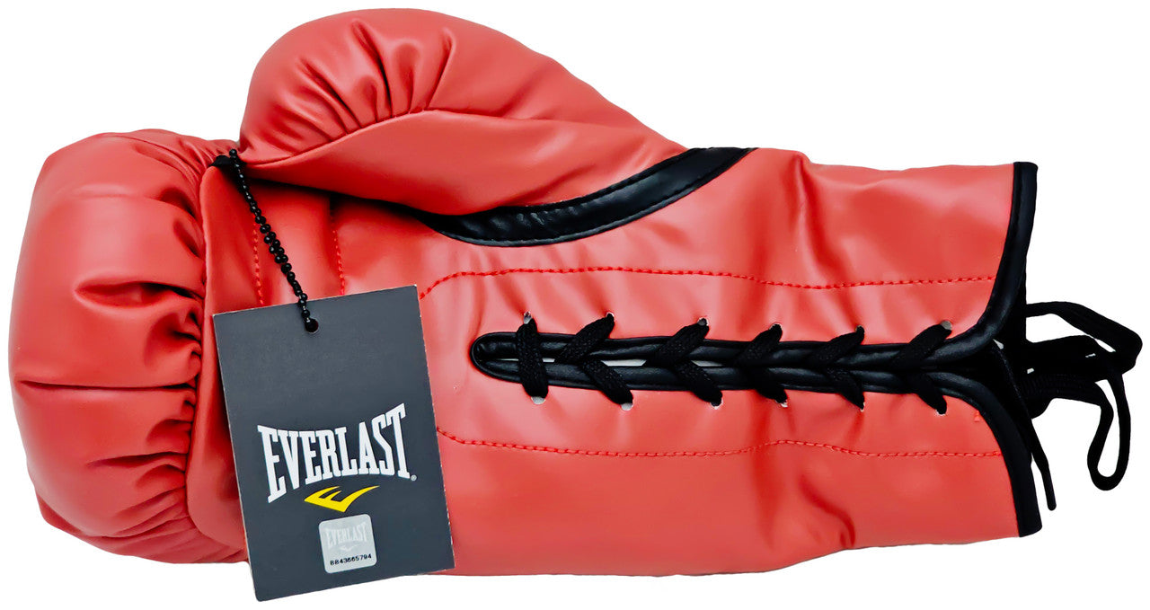 Michael B. Jordan Autographed Red Everlast Boxing Glove Right Handed RH Beckett BAS Witness Stock #220648