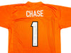 Cincinnati Bengals Ja'Marr Chase Autographed Orange Jersey Beckett BAS Witness Stock #220611