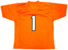 Cincinnati Bengals Ja'Marr Chase Autographed Orange Jersey Beckett BAS Witness Stock #220611