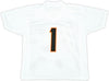 Cincinnati Bengals Ja'Marr Chase Autographed White Jersey Beckett BAS Witness Stock #220610