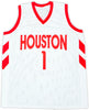 Houston Rockets John Wall Autographed White Jersey Beckett BAS Witness Stock #220615