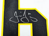 Pittsburgh Penguins Jaromir Jagr Autographed White Jersey Beckett BAS Witness Stock #220681