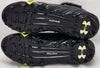 Russell Wilson Autographed Black & Green Under Armor Spine Fierce Cleats Seattle Seahawks Size 12.5 RW Holo #42145