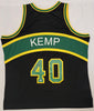 Seattle Supersonics Shawn Kemp Autographed 1994-95 Mitchell & Ness Hardwood Classics Black Jersey Size XXL MCS Holo #93469