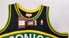 Seattle Supersonics Shawn Kemp Autographed 1994-95 Mitchell & Ness Hardwood Classics Black Jersey Size XXL MCS Holo #93469