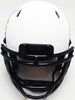 Justin Fields Autographed Chicago Bears Lunar Eclipse White Speed Mini Helmet Beckett BAS QR #BK69188