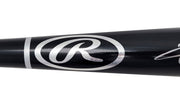 Frank Thomas Autographed Black Rawlings Game Model Bat Chicago White Sox Beckett BAS Witness Stock #209065