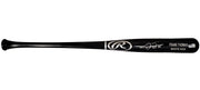 Frank Thomas Autographed Black Rawlings Game Model Bat Chicago White Sox Beckett BAS Witness Stock #209065