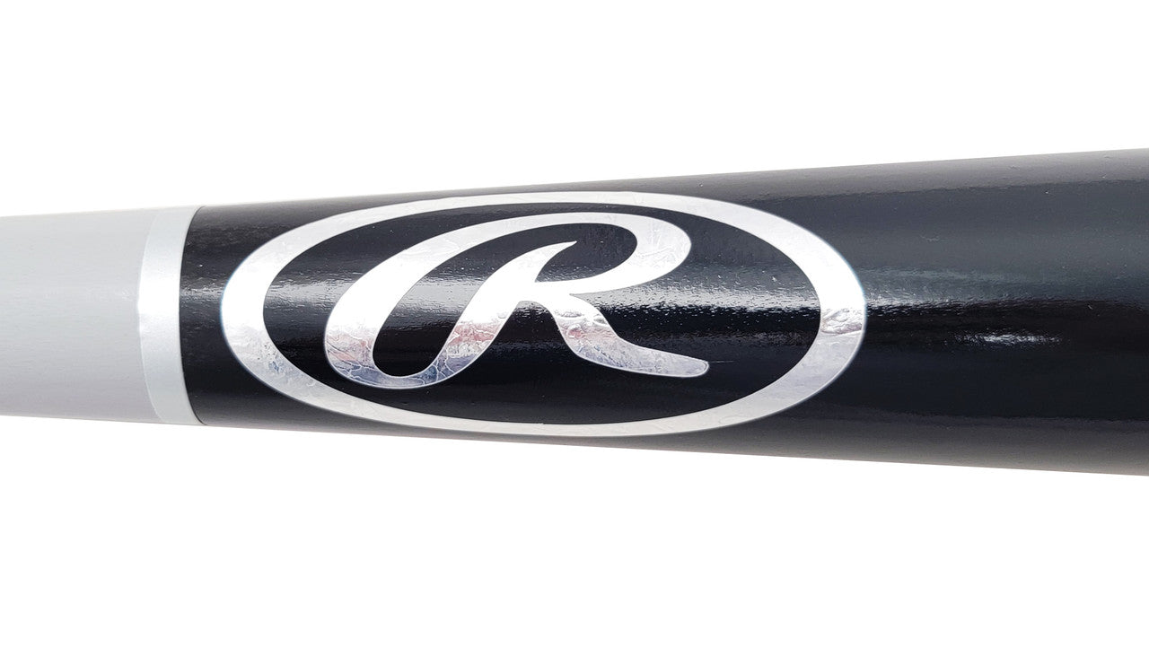 Frank Thomas Autographed Black & Grey Rawlings Game Model Bat Chicago White Sox Beckett BAS Witness Stock #209067