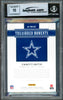 Emmitt Smith Autographed 2020 National Treasures Treasured Moments Card #48 Dallas Cowboys Auto Grade Gem Mint 10 #77/99 Beckett BAS #16898028
