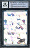 Jerry West Autographed 2022-23 Leaf Optichrome Dropping Dimes Prismatic Red White & Blue Card #DDJW1 Los Angeles Lakers Auto Grade Gem Mint 10 Beckett BAS #16622147