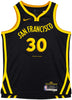 Golden State Warriors Stephen Curry Autographed Black Nike Swingman City Edition Jersey Size 48 "Wardell" Beckett BAS Witness Stock #235505