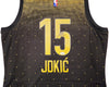 Denver Nuggets Nikola Jokic Autographed Black Authentic Mitchell & Ness HWC Swingman 2016 All Star Game World Jersey Size L JSA Stock #235498