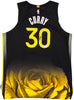 Golden State Warriors Stephen Curry Autographed Black Nike City Edition Jersey Size 52+2 JSA Stock #235474