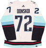 Seattle Kraken Joonas Donskoi Autographed White Adidas Authentic Jersey Size 54 With Inaugural Season Patch Fanatics Holo Stock #235586