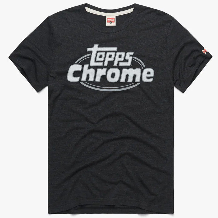 Topps Chrome Baseball Black Homage T-Shirt Size XL Stock #235558