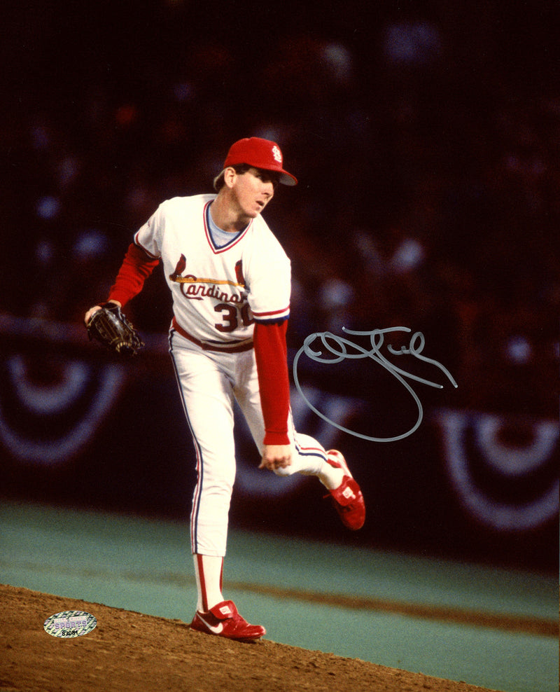 John Tudor Autographed 8X10 Photo St. Louis Cardinals MCS Holo Stock #208885