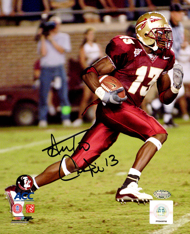 Antonio Cromartie Autographed 8X10 Photo Florida State Seminoles MCS Holo Stock #208899