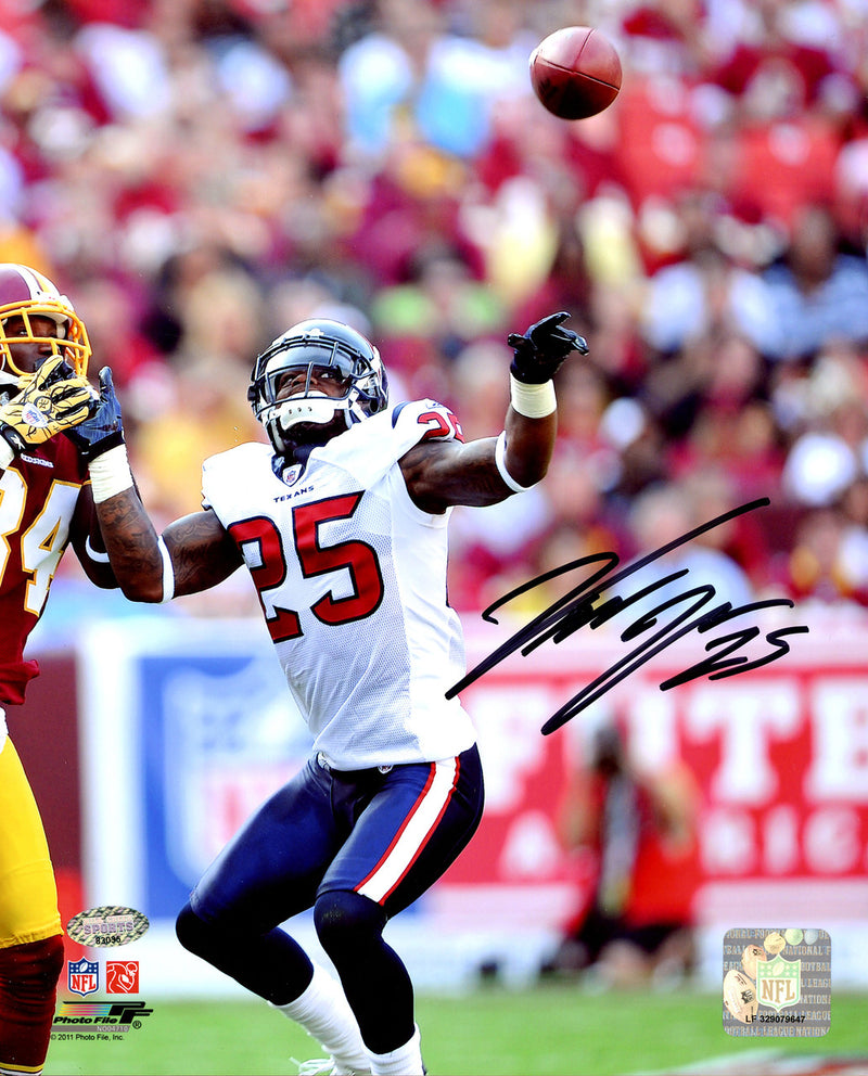 Kareem Jackson Autographed 8X10 Photo Houston Texans MCS Holo Stock #208940