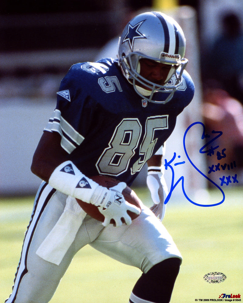 Kevin Williams Autographed 8X10 Photo Dallas Cowboys "XXVIII XXX" MCS Holo Stock #208948