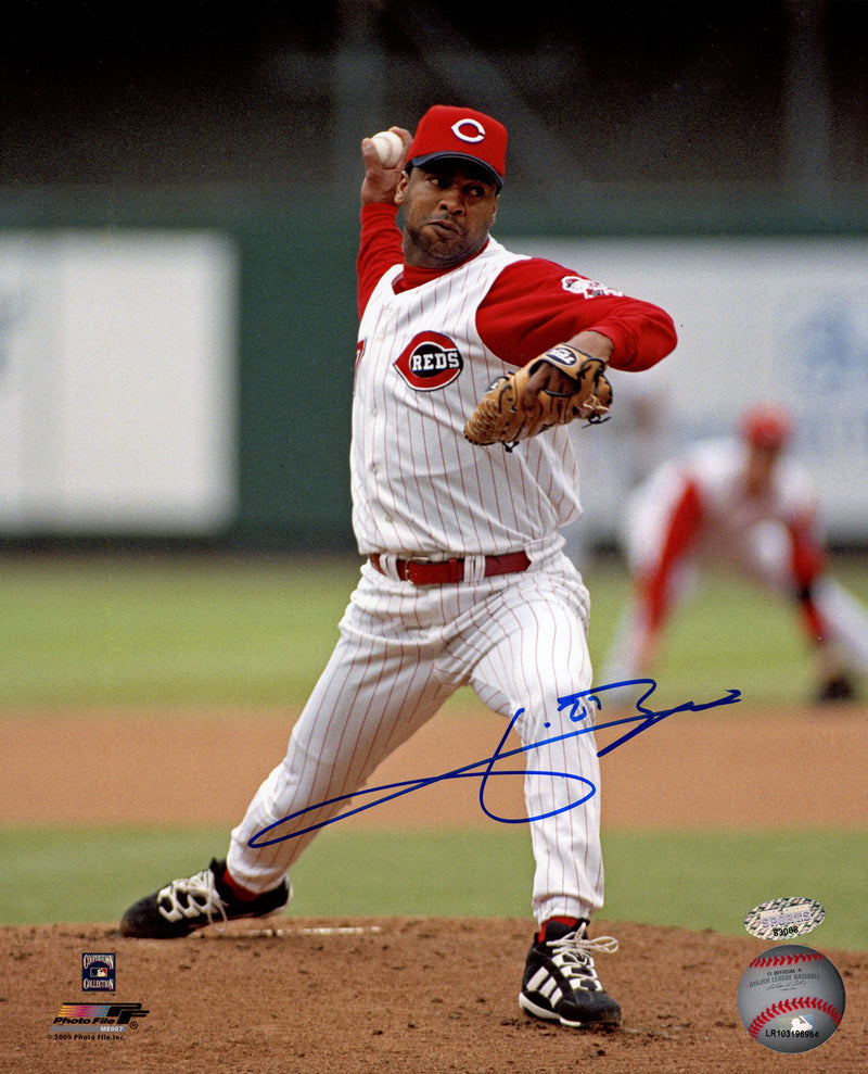 Jose Rijo Autographed 8X10 Photo Cincinnati Reds MCS Holo Stock #208965